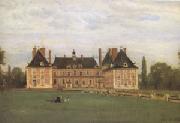 Jean Baptiste Camille  Corot Rosny,the Chateau of the Duchesse de Berry (mk05) Sweden oil painting reproduction